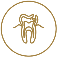 Icon kaputter Zahn
